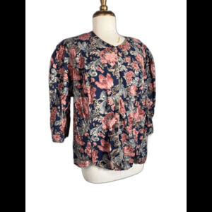 Gossip Blouse Size 18W VTG 90's Romantic English Garden Soft Feminine
